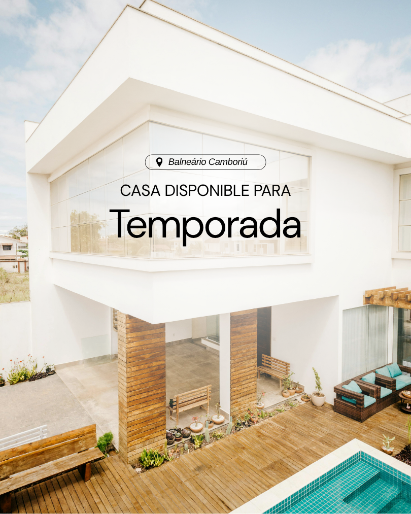 Plantilla clean — Casa para temporada