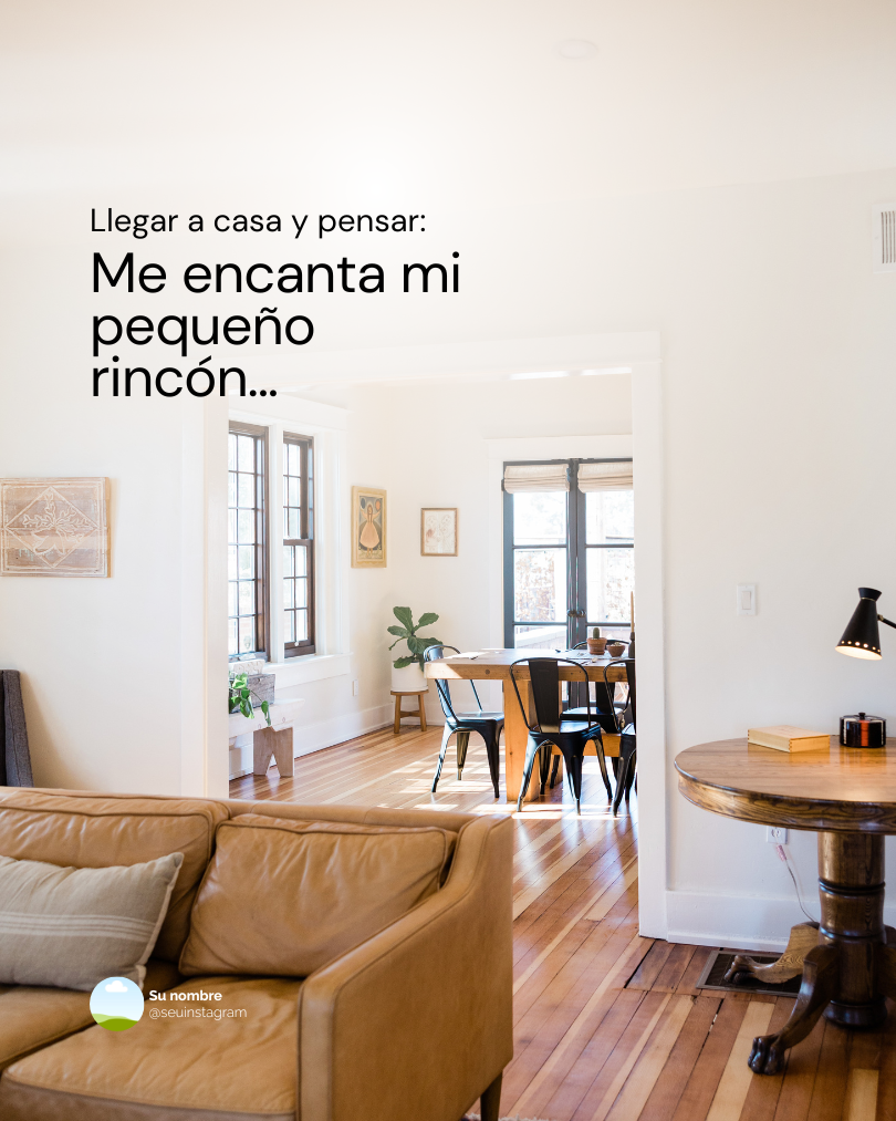 Plantilla clean — Me encanta mi rincón