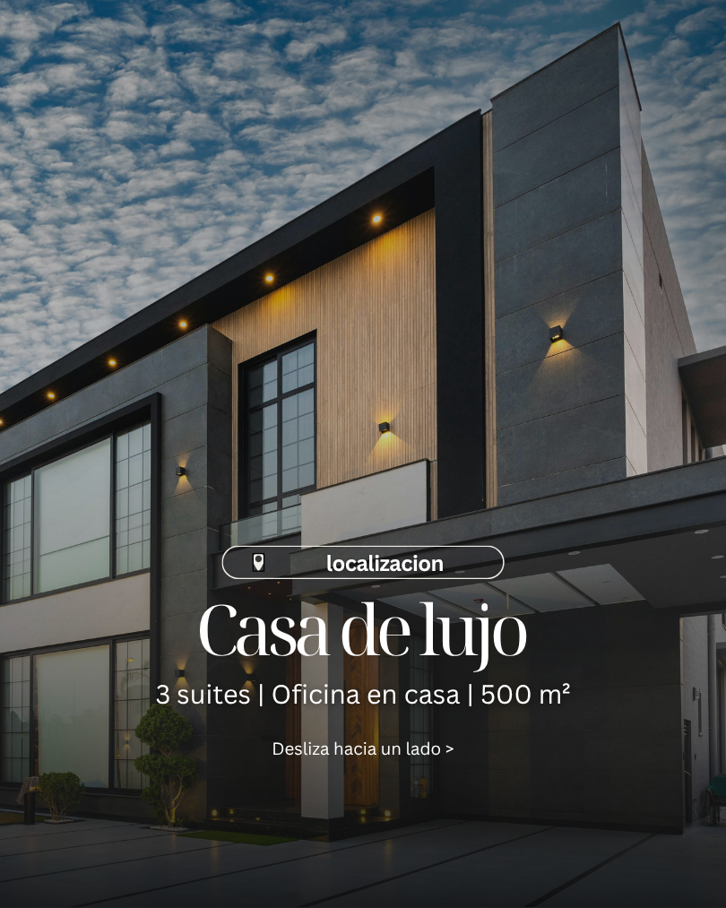 Plantilla dark — Casa de lujo