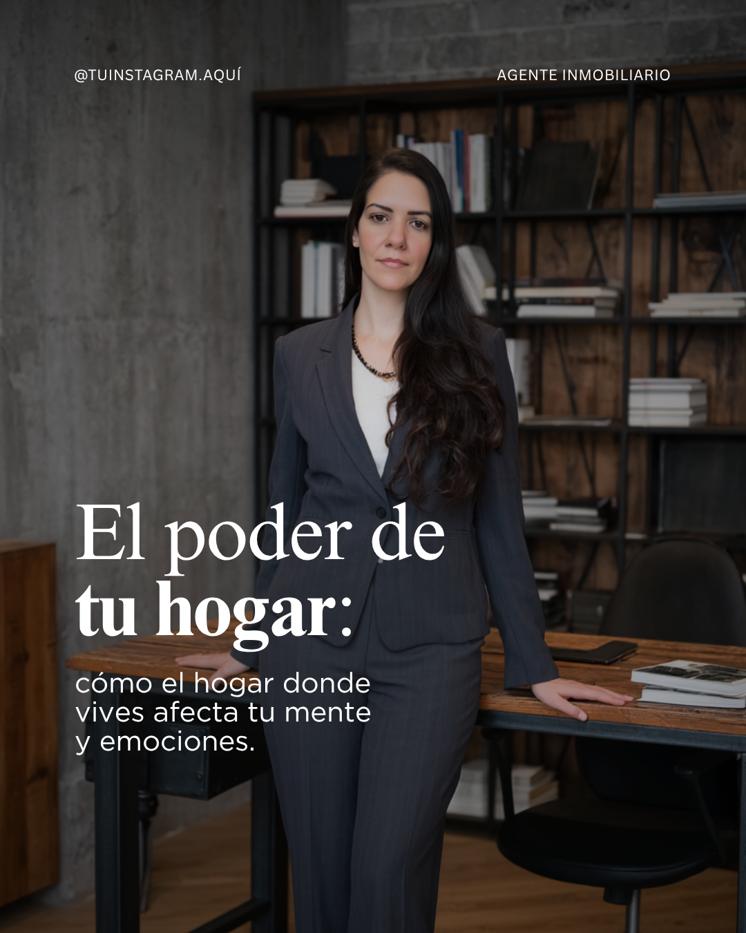 Plantilla dark — El poder de tu hogar